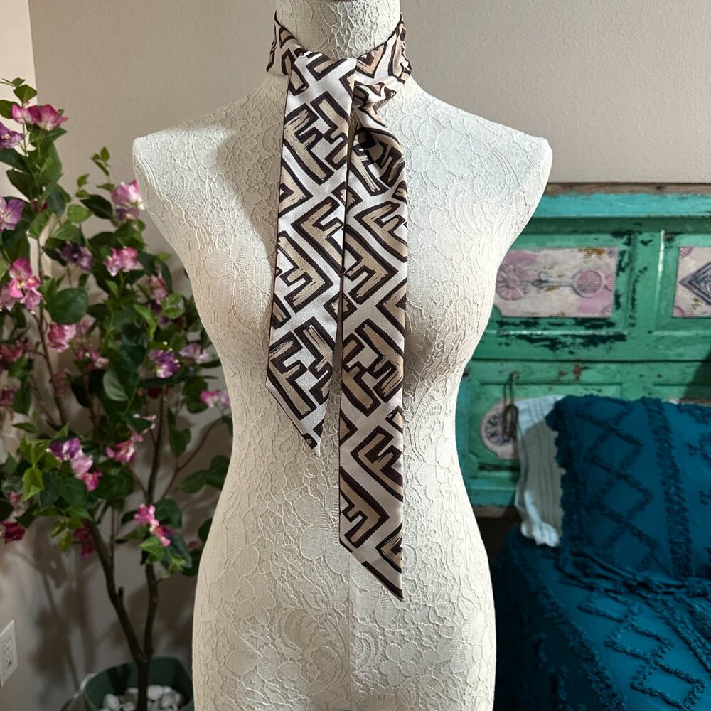 Fendi Silk Scarf - Picture 4 of 8